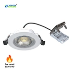 High Lumens 600LM 5W 3CCT CE RoHs LED Recessed Downlight